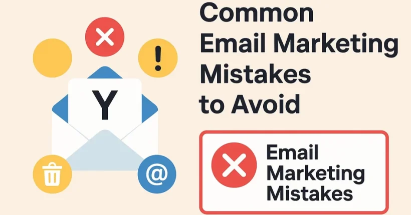 email marketing mistakes