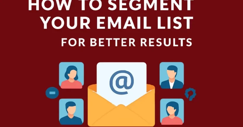 segment your email list