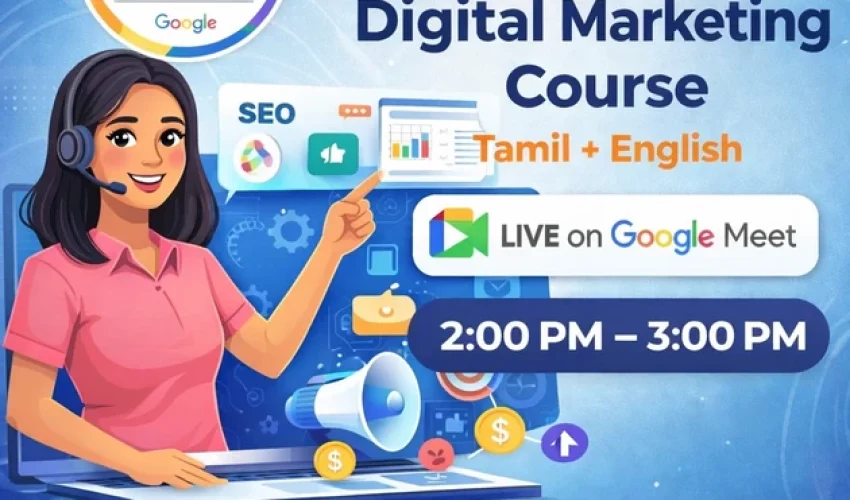 Digital Marketing Live Class in Tamil