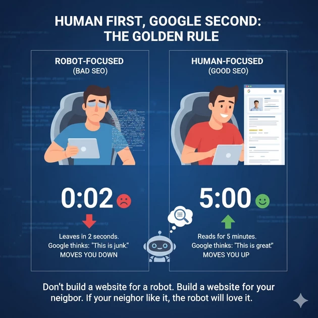 Human First, Google Second
