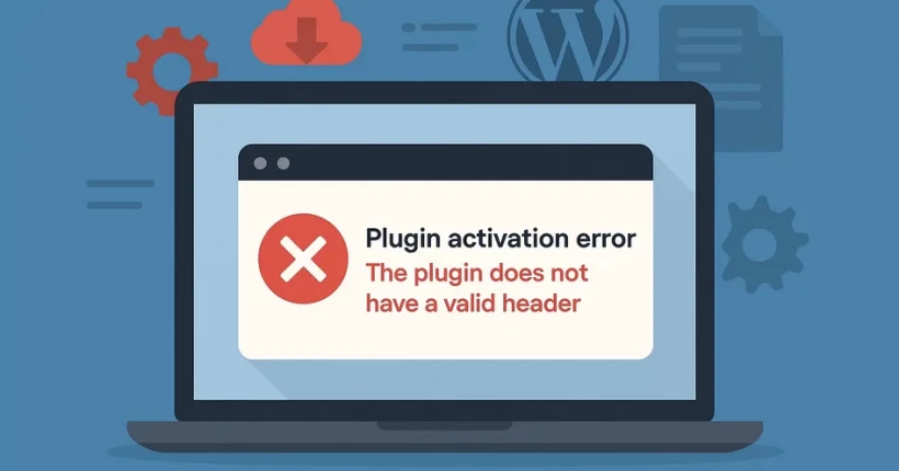 plugin does not have a valid header fix