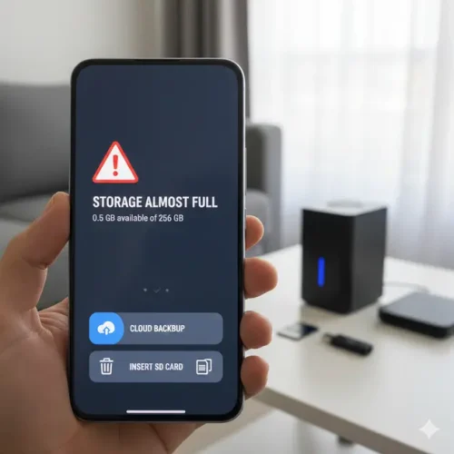 Smartphones fill up fast with photos, videos, apps, and files. You don’t need a new phone to get more space. Here are three easy ways to free up or add storage.