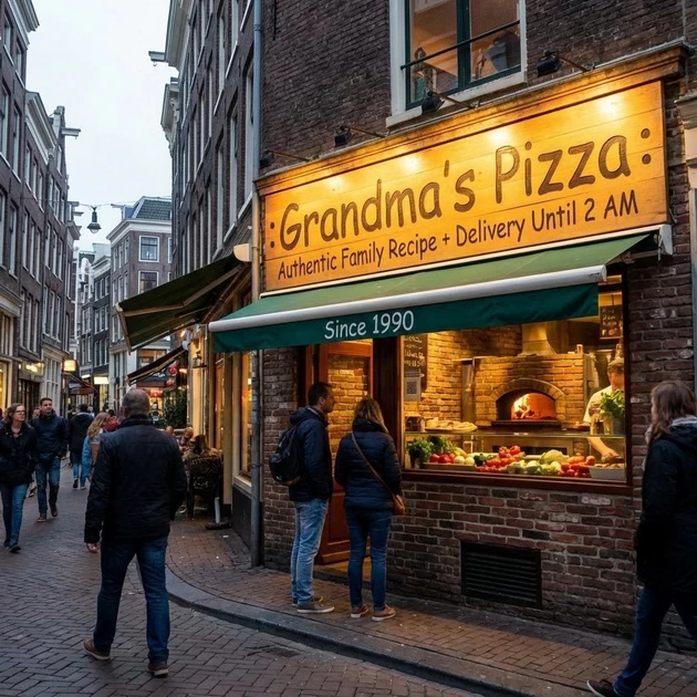 Grandma's Pizza - Authentic Family Recipe + Delivery Until 2 AM - Since 1990