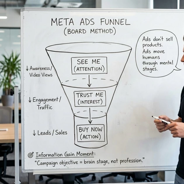 funnel is about attention engagement consideration