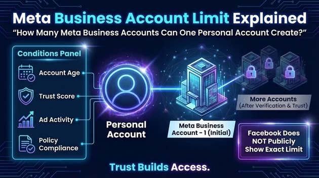 how many meta account can create 