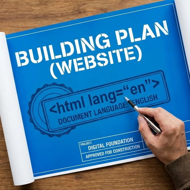 html lang=en means building plan