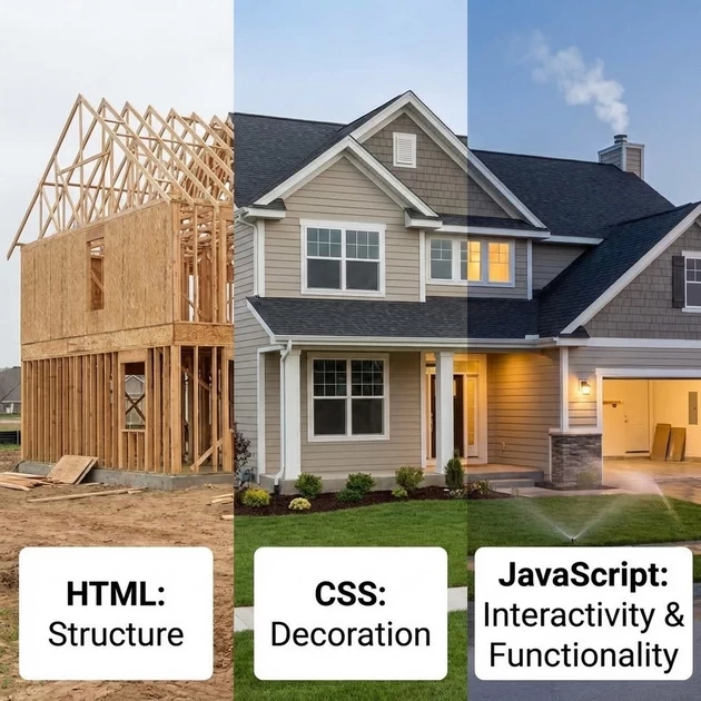 HTML CSS Java scribt is like a blue print of website