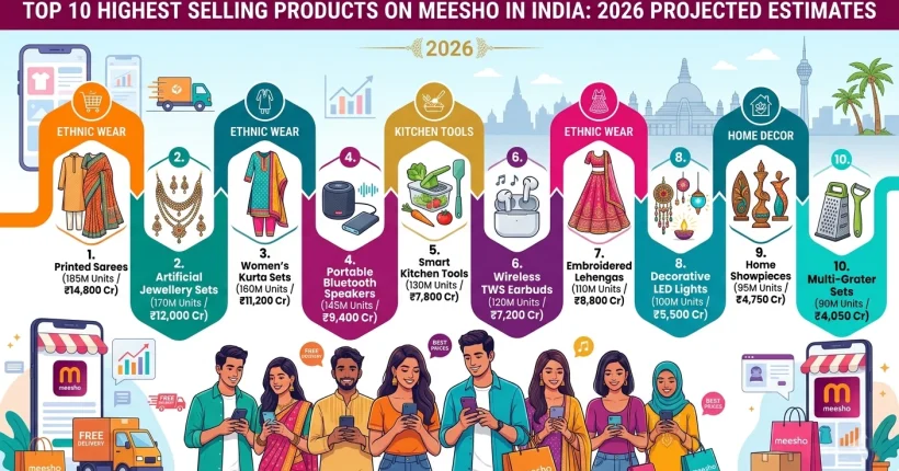 top-selling-products-on-meesho-2026-infographic
