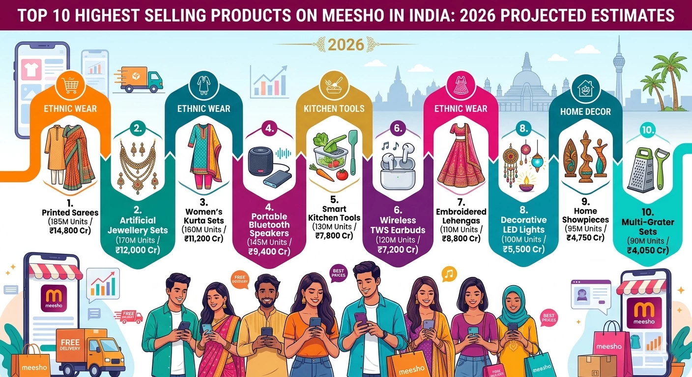 top-selling-products-on-meesho-2026-infographic