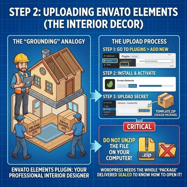 second uploading elements kits