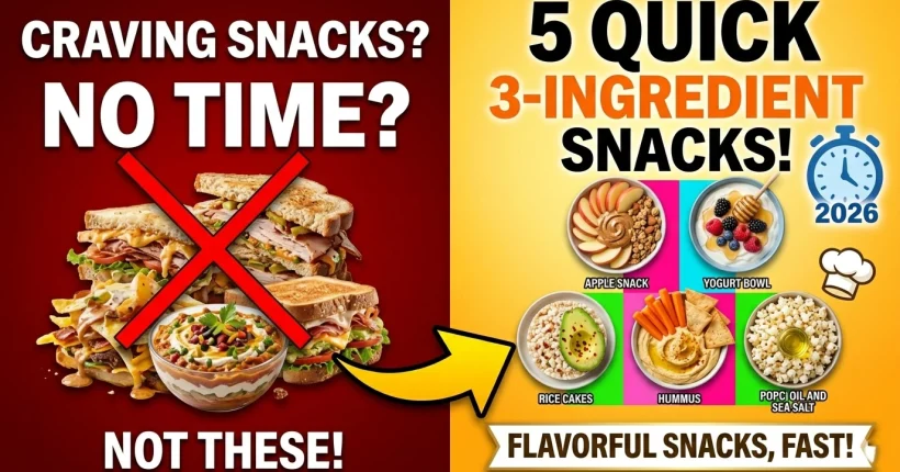 5 best 3 ingredient snack recipes for busy days quick easy snacks with minimal ingredients