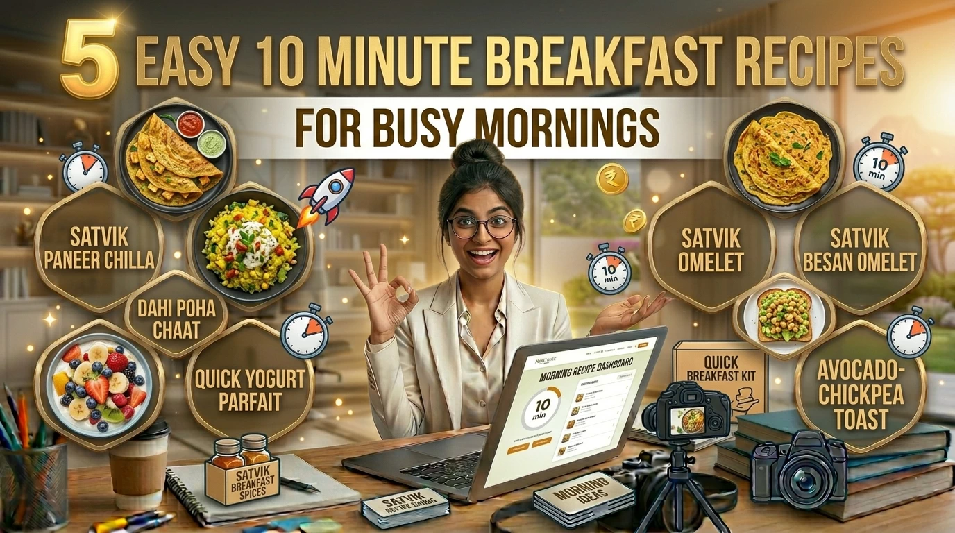 5 easy 10 minute breakfast recipes for busy mornings quick healthy breakfast ideas