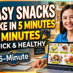 5 easy snacks to make at home in 5 minutes quick healthy snack recipes simple ingredients