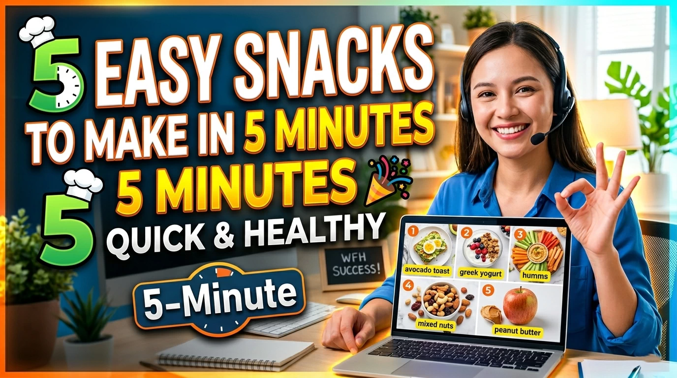 5 easy snacks to make at home in 5 minutes quick healthy snack recipes simple ingredients