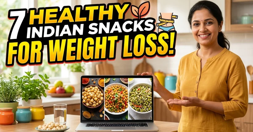 7 healthy evening snacks Indian style for weight loss low calorie nutritious snack ideas