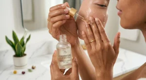 At-home facial massage techniques for lymphatic drainage