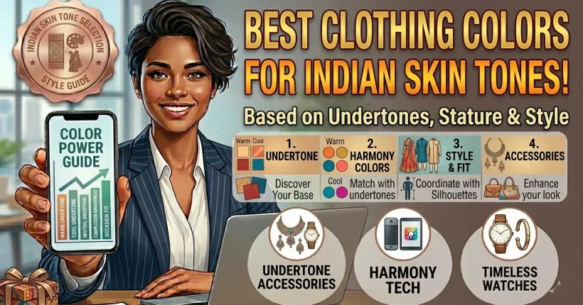 best clothing colors for Indian skin tone based on undertones warm cool and neutral styling guide