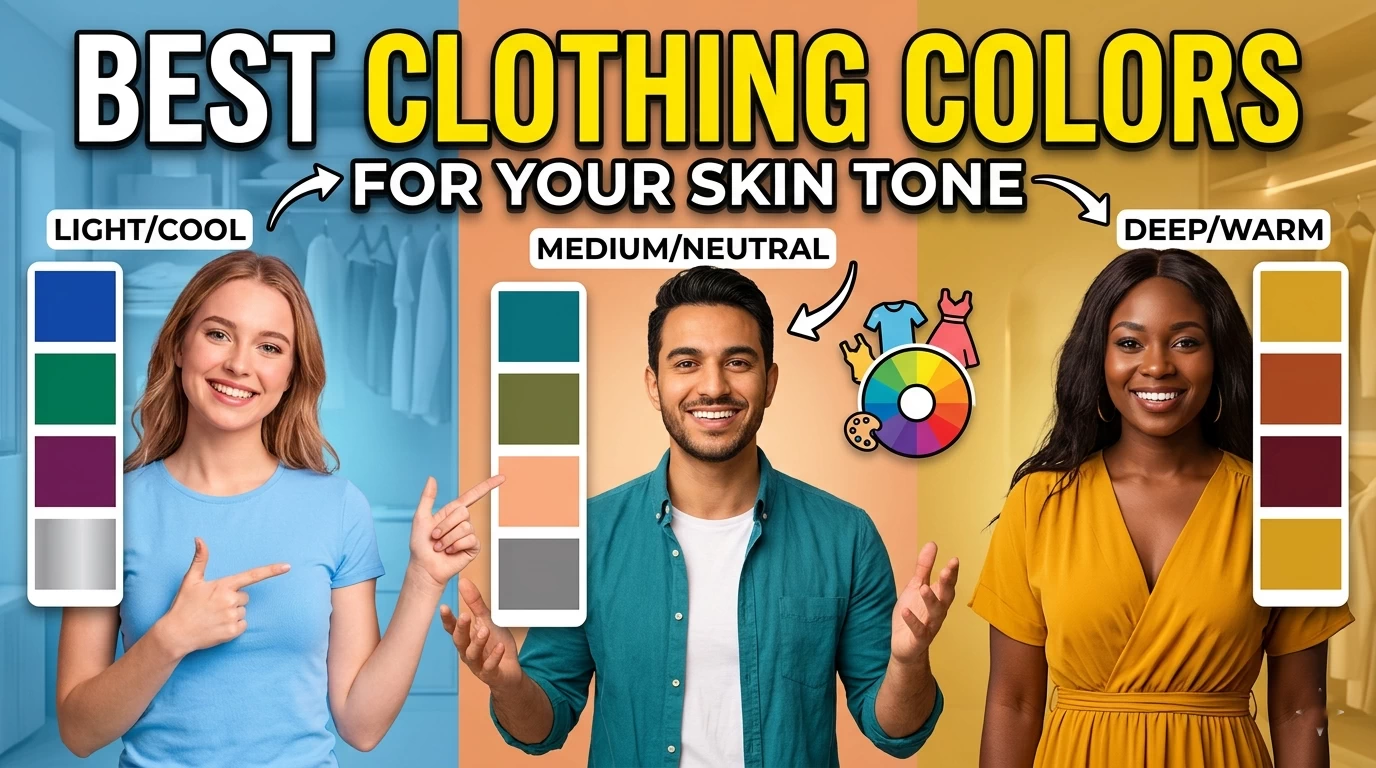 best clothing colors for your skin tone 2026 style guide with flattering shades for different undertones