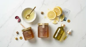 Common kitchen ingredients used for natural anti-wrinkle facial masks