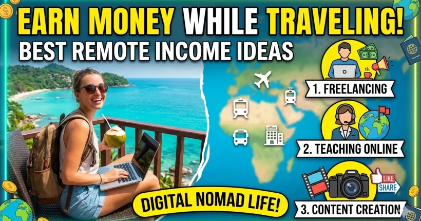 earn money while traveling best remote income ideas