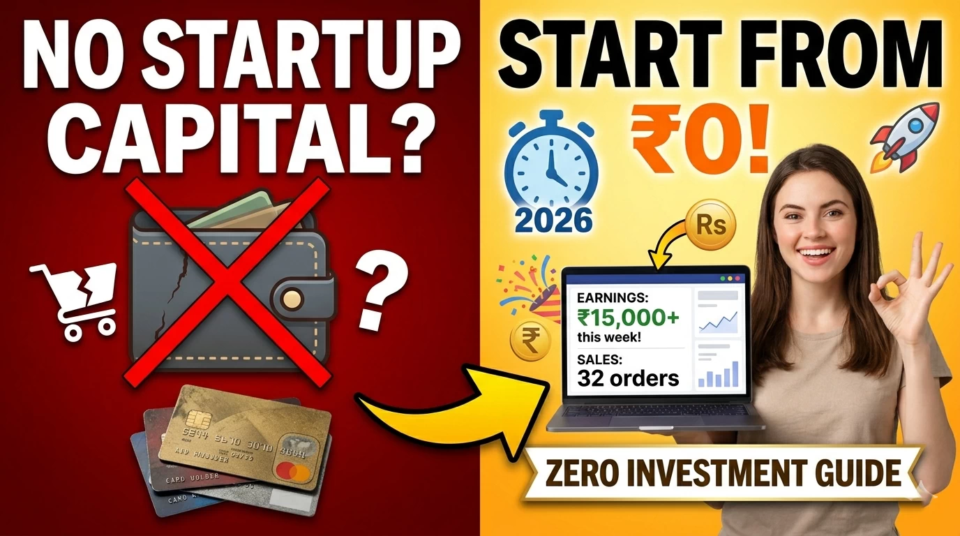 ecommerce business without money start from zero rupees online business ideas with no investment