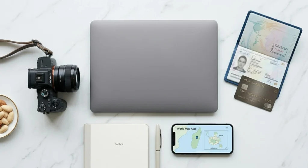 Essential gear for earning money while traveling