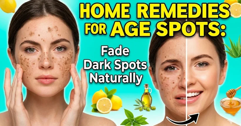 natural home remedies to fade age spots and dark spots on skin using simple ingredients