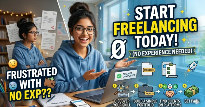 how to start freelancing with no experience 2026 guide for beginners to earn money online
