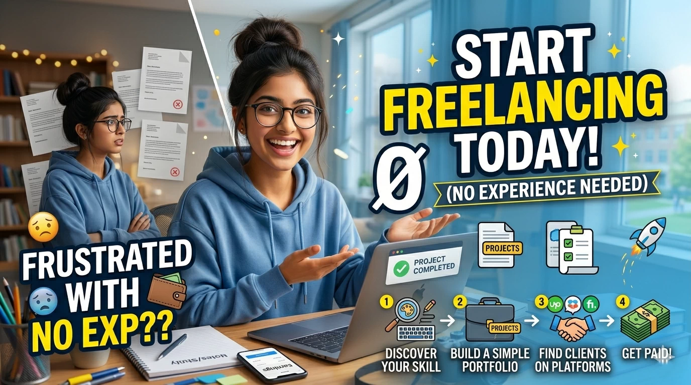 how to start freelancing with no experience 2026 guide for beginners to earn money online