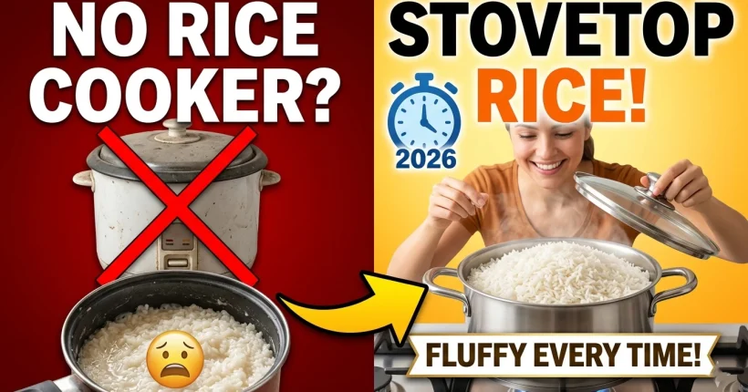 making rice without rice cooker stovetop method for fluffy soft rice step by step guide
