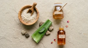 Natural and gentle ingredients for managing sensitive, red skin at home