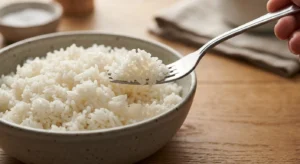 fluffy rice individual grains cooked without rice cooker