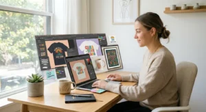 print on demand business model t shirt design ecommerce