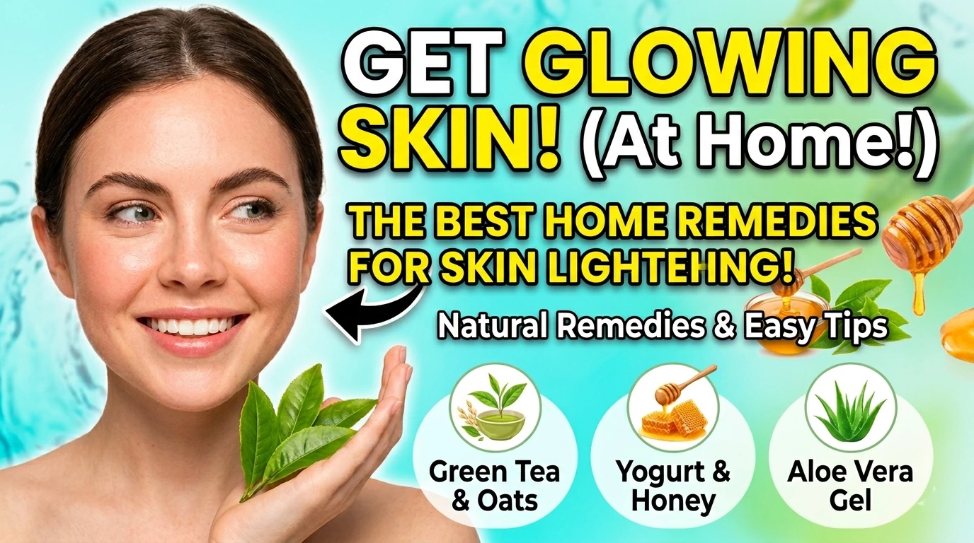 natural home remedies for brighter glowing skin using gentle ingredients for even skin tone and healthy complexion