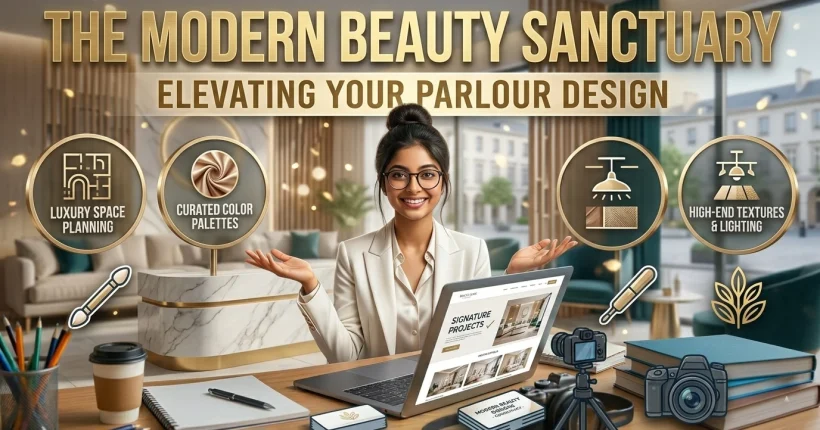 modern beauty parlour design ideas with stylish interior setup elegant decor and relaxing salon environment