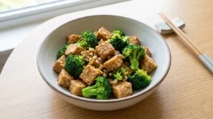 halloumi roasted vegetables healthy vegetarian dinner