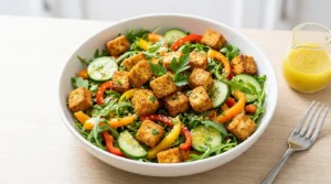tofu salad high protein vegetarian weight loss meal