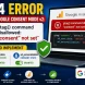 3D illustration of a laptop displaying a Google Analytics 4 dashboard with a warning icon, privacy shield, consent toggle switches, and analytics charts representing the GA4 Consent Mode v2 error and implementation.